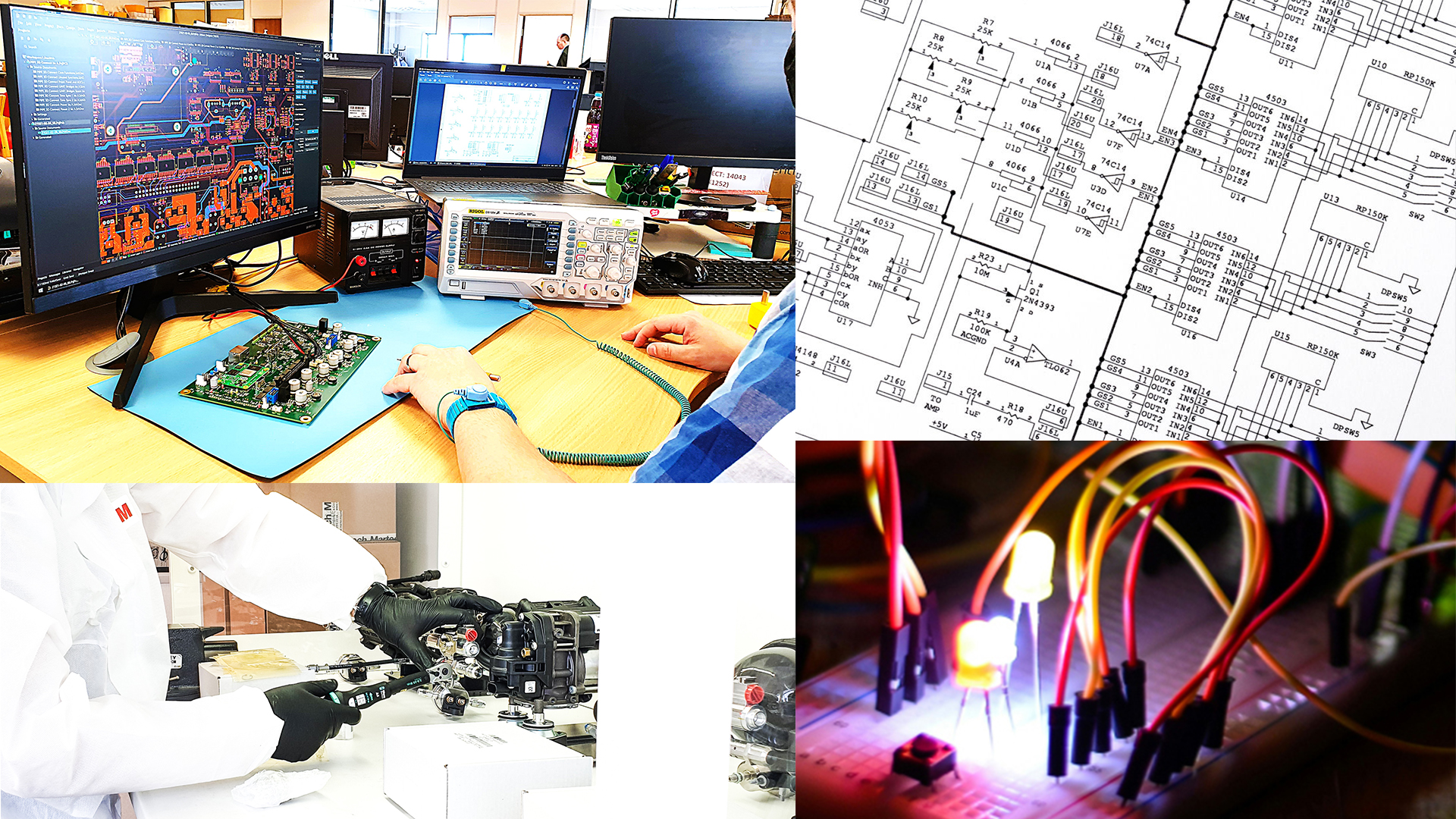 Examples of the product redesign process at Coda Octopus Martech, mechanical product redesign, electronic redesign.